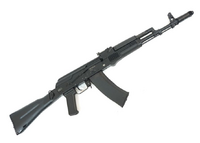 Массогабаритный лазерный макет автомат Калашникова АК-74 со встроенным лазерным модулем и аккумуляторной батареей - fgospostavki.ru - Ивантеевка