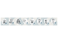 Стенд-лента "Выдающиеся ученые-биологи" - fgospostavki.ru - Ивантеевка