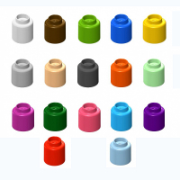  Элемент конструктора одиночный одноцветный Color Blocks 100 штук - fgospostavki.ru - Ивантеевка