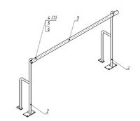Станок хореографический напольный (1,5 метра, однорядный) - fgospostavki.ru - Ивантеевка