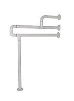 Поручень напольно-настенный с антибактериальным покрытием (белый) - fgospostavki.ru - Ивантеевка