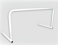 Барьер тренировочный регулируемой высоты (кнопочный фиксатор) - fgospostavki.ru - Ивантеевка