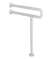 Поручень напольно-настенный с антибактериальным покрытием (белый) - fgospostavki.ru - Ивантеевка