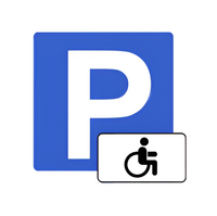 Трафарет для отрисовки знака стоянки для инвалидов 800х800 мм. - fgospostavki.ru - Ивантеевка