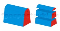 Сборный барьер - 2 эконом (3 элемента) - fgospostavki.ru - Ивантеевка