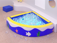 Бассейн угловой сухой бескаркасный - fgospostavki.ru - Ивантеевка