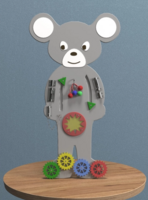 Бизиборд «Серая мышка» - fgospostavki.ru - Ивантеевка