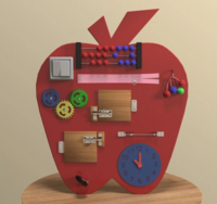 Бизиборд «Яблоко знаний» - fgospostavki.ru - Ивантеевка