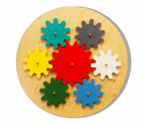 Бизиборд «Цветные шестеренки» - fgospostavki.ru - Ивантеевка