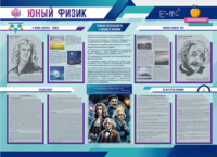 Стенд-уголок "Юный физик" - fgospostavki.ru - Ивантеевка