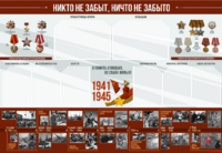 Стенд-уголок "Никто не забыт, ничто не забыто" - fgospostavki.ru - Ивантеевка