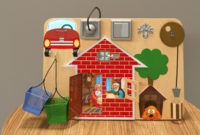 Настенная панель «Загородный домик» - fgospostavki.ru - Ивантеевка