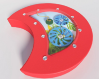 Настенный игровой модуль в виде части гусеницы с весами - fgospostavki.ru - Ивантеевка