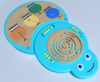 Настенный игровой элемент «Гусеница» - fgospostavki.ru - Ивантеевка