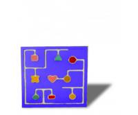 Развивающая панель для изучения движения фигур - fgospostavki.ru - Ивантеевка