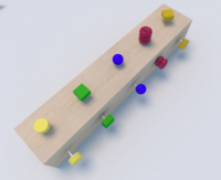 Развивающая панель «Винтовые цветочки » - fgospostavki.ru - Ивантеевка