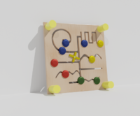 Тактильно-развивающая панель с лабиринтами - fgospostavki.ru - Ивантеевка