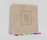 Тактильно-развивающая панель «Радужная мозаика» - fgospostavki.ru - Ивантеевка