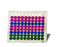 Тактильно-развивающая панель «Цветные фигурки» - fgospostavki.ru - Ивантеевка