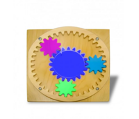 Тактильно-развивающая панель «Цветные шестеренки» - fgospostavki.ru - Ивантеевка