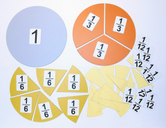 Набор магнитных карточек "Доли и дроби - 3" - fgospostavki.ru - Ивантеевка