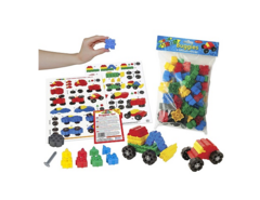 Конструктор «Транспортные средства» 64 детали - fgospostavki.ru - Ивантеевка