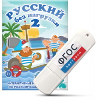 Игры по русскому языку для начальной школы "Русский без нагрузки 2" на USB - носителе - fgospostavki.ru - Ивантеевка