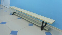 Скамейка гимнастическая (металлические ножки) (1,5 м)  - fgospostavki.ru - Ивантеевка