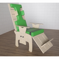 Стул для ребенка с ОВЗ с регулируемой подножкой «Адаптация» №1 - fgospostavki.ru - Ивантеевка