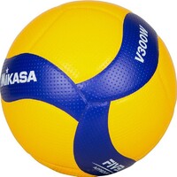 Мяч волейбольный Mikasa V300W (размер 5, синтетическая кожа, профессиональный) - fgospostavki.ru - Ивантеевка