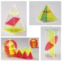 Дополнительный набор прозрачных геометрических тел с сечениями. - fgospostavki.ru - Ивантеевка