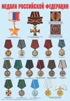 Комплект плакатов "Ордена и медали Российской Федерации" - fgospostavki.ru - Ивантеевка