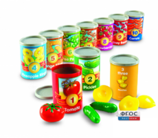 Набор для счета от 1 до 10 "Консервы" - fgospostavki.ru - Ивантеевка