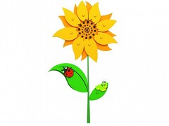 Сенсомоторное декоративно-развивающее панно "Подсолнух" - fgospostavki.ru - Ивантеевка