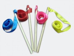 Лента атласная на деревянной палочке (0,5 метра) - fgospostavki.ru - Ивантеевка