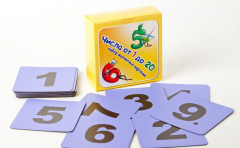 Набор магнитных карточек "Числа от 1 до 20" (фон фиолетовый) - fgospostavki.ru - Ивантеевка