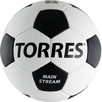 Мяч футбольный TORRES Main Stream (размер 4, синтетическая кожа, тренировочный) - fgospostavki.ru - Ивантеевка