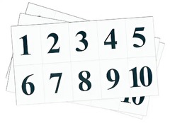 Набор цифр от 1 до 10 (для начальной школы) - fgospostavki.ru - Ивантеевка