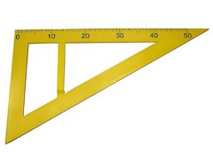 Угольник классный пластмассовый (30 и 60 градусов ) - fgospostavki.ru - Ивантеевка