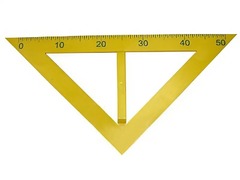 Угольник классный пластмассовый (45 и 45 градусов) - fgospostavki.ru - Ивантеевка