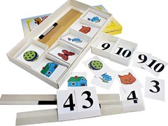 Счетная лесенка (ламинированная, с магнитным креплением) - fgospostavki.ru - Ивантеевка