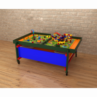 STEAM Многофункциональный стол Весёлые пчёлки оранжевый - fgospostavki.ru - Ивантеевка