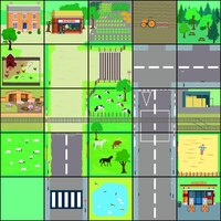 Тематическое поле-маршрутизатор «Ферма» для мини-робота Bee-Bot/Blue-Bot - fgospostavki.ru - Ивантеевка