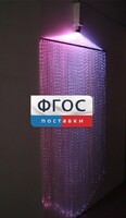 Фибероптическая занавесь (150 волокон) с интерактивным источником света - fgospostavki.ru - Ивантеевка