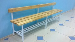 Скамья для раздевалок со спинкой (1,5 метра) - fgospostavki.ru - Ивантеевка