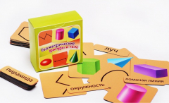 Набор магнитных карточек "Геометрические фигуры и тела" - fgospostavki.ru - Ивантеевка