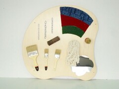 Тактильная панель "Тело гусеницы" (кисточки) - fgospostavki.ru - Ивантеевка