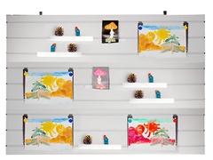 Стенд экспозиционный навесной для детских работ - fgospostavki.ru - Ивантеевка