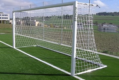 Сетка для футбольных ворот (нить 2,2 миллиметра, 7,5Х2,5Х(1Х2) ячейка 100Х100) - fgospostavki.ru - Ивантеевка