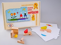 Игровой набор Фребеля "Конструктор деревянный без соединений-1" (Серия "Эксперимент") - fgospostavki.ru - Ивантеевка